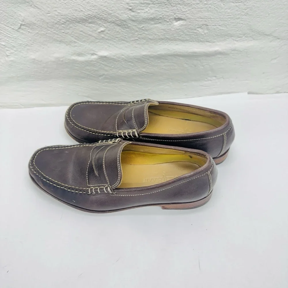 Men's Cole Haan Sz 8M C 12049 Brown Leather Penny Loafer Preppy. Business Casual